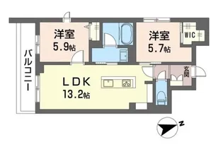リヴィオンハウス【2階】の間取り