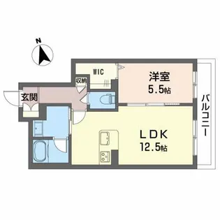 La bonne chance【1階】の間取り