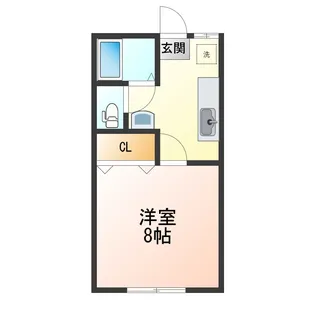 プラットW2【2階】の間取り