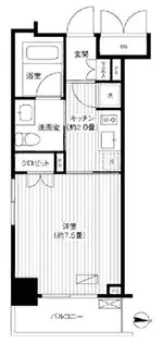 グランハイツ錦糸町【4階】の間取り