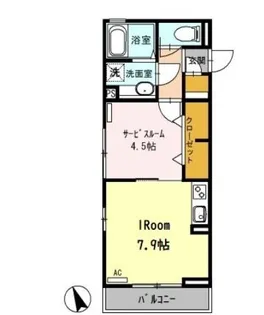 ストークヒル II【3階】の間取り