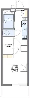 レオパレスNono Y【3階】の間取り