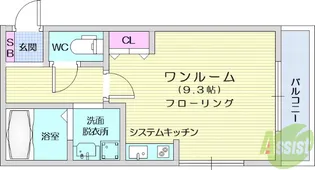ザ・コンフォート連坊【1階】の間取り