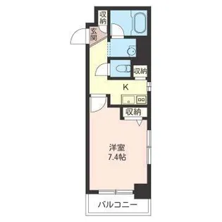 LaSante品川シーサイドII【1階】の間取り