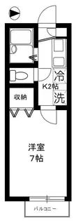 フレア プランドールB【2階】の間取り