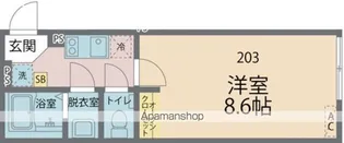 カインドネス田無【2階】の間取り