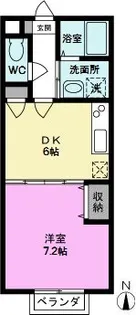 フィオーレ壱番館【1階】の間取り
