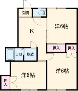 ハイタウンもみの木【2階】の間取り