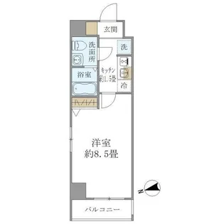 ザ・パールレジデンス芝公園【2階】の間取り