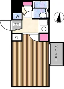 エヴェナール赤羽【1階】の間取り