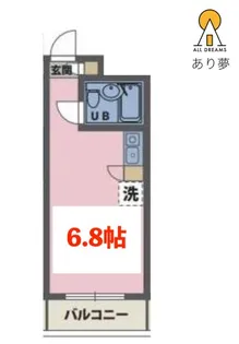 パールスクエア鶴見(パールスクエアツルミ)【4階】の間取り
