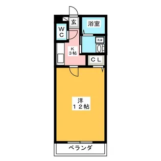 ラフィネ向山【2階】の間取り