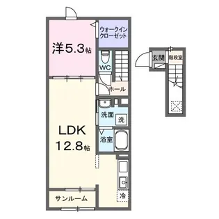 シェーネ東原【2階】の間取り