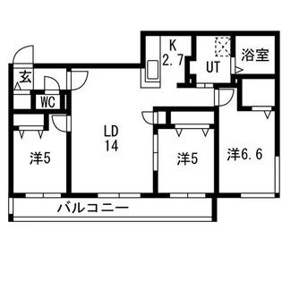 STELA POLARE(ステラ ポラーレ)【5階】の間取り