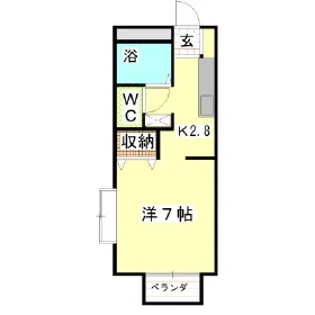 ジョイフル21【2階】の間取り