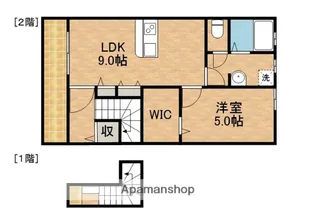 LOTUS八幡【2階】の間取り