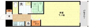 W-STYLE福島IIウィステリア【10階】の間取り