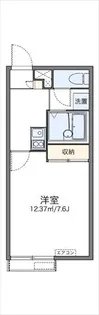 レオパレスエスポワール 鹿島【2階】の間取り