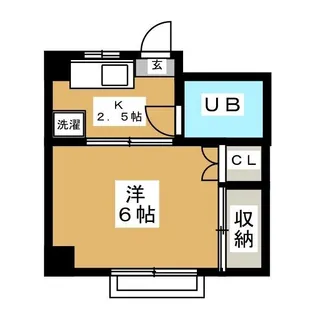 竹見コーポ【3階】の間取り