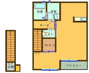 ヴィーブル【2階】の間取り