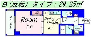 太陽プラザ南草津駅前【5階】の間取り