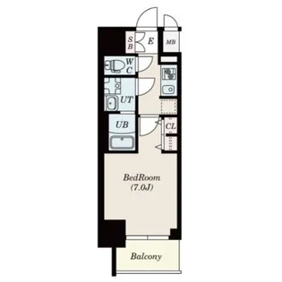 SーRESIDENCE熱田II【2階】の間取り