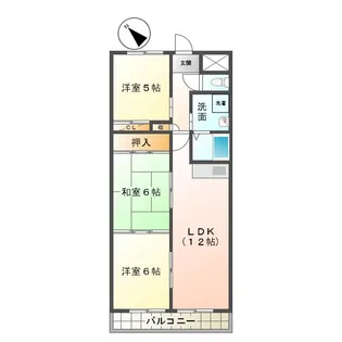 白子駅前 ボヌール【5階】の間取り
