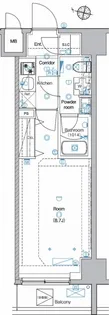 アンベリール亀戸パーク【3階】の間取り
