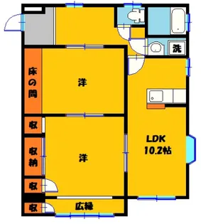 グランメゾン陽南【1階】の間取り
