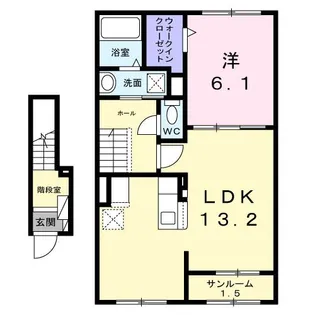 KASHIWA HILLS【2階】の間取り