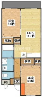 Gracia M・K【2階】の間取り