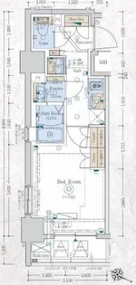 GENOVIA阪東橋IIskygarden【2階】の間取り