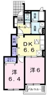 サンセットヒルズ【1階】の間取り