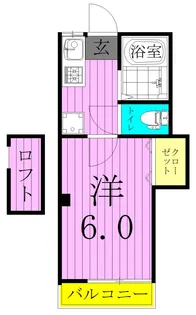 日乃出コーポ【2階】の間取り