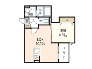 Anmut 廿日市(アンムート)【2階】の間取り