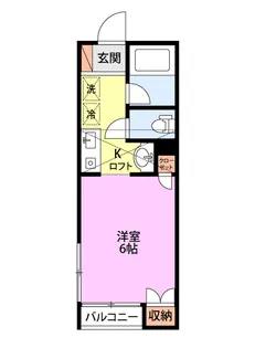 SAJA-91 A棟【2階】の間取り