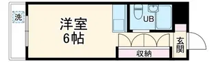 ハートハウス原木中山【2階】の間取り