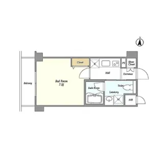 アーバンフォート住吉【2階】の間取り