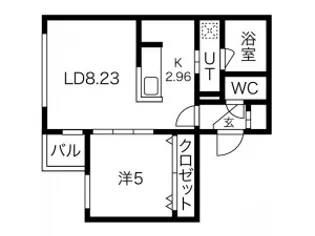 Midotown Terrace A棟(ミッドタウンテラス)【3階】の間取り