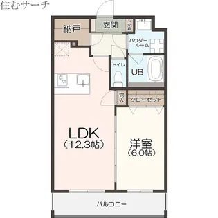 adore【1階】の間取り
