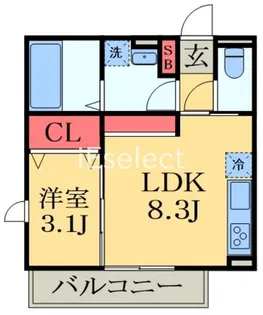 Vivant A【2階】の間取り