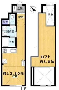 ブラン目黒【1階】の間取り