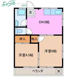 グリーンハイツ(桑名東方)【2階】の間取り