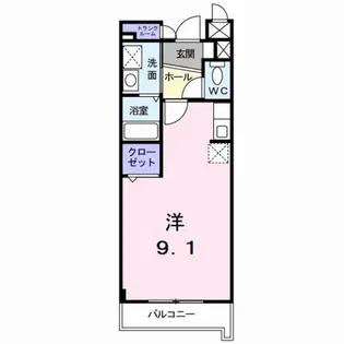 サニーヴィラ【1階】の間取り