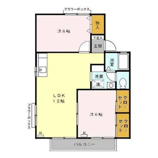 セジュール アイ A【2階】の間取り