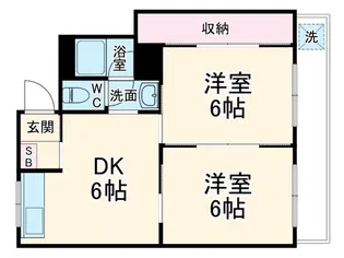 メゾンK【3階】の間取り