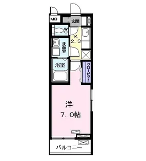 レガシィふづき【3階】の間取り