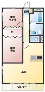 ホワイトハイツ【3階】の間取り