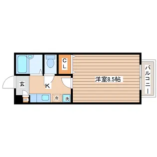 メモリーハウス南仙台【2階】の間取り