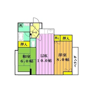 第2ミリオンパーク【2階】の間取り